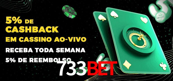 Promoções do cassino ao Vivo 733bet